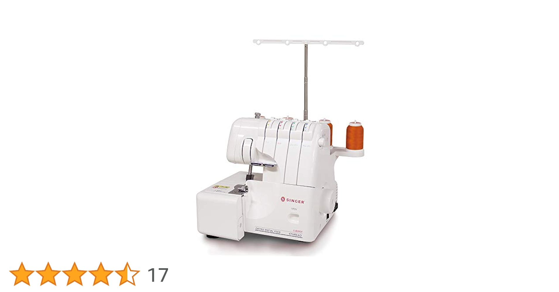 Amazon | SINGER 2本針4本糸オーバーロックミシン 差動送り付き
